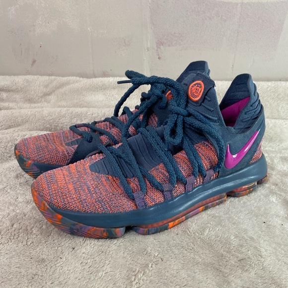 Nike Other - Nike KD 10 All Star Men’s Size 8 Sneakers 897817-400 Ocean Fog/Fuchsia Blast